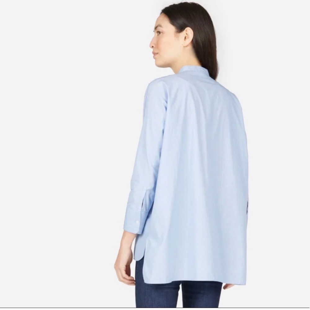 Everlane Cotton Collarless Square Shirt - image 3